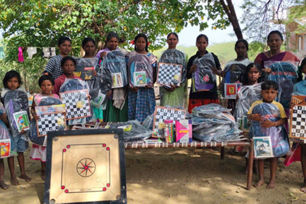 Educational Materials to Rural Poor Students in Usilampatti Block, Madurai, TN, India. - View 3