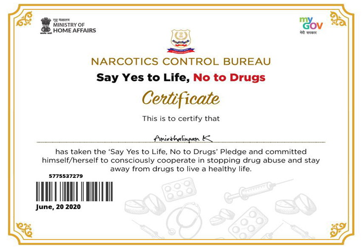 Say Yes to Life, No to Drugs